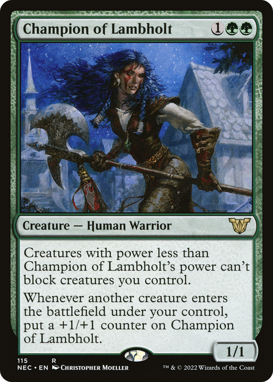 Champion of Lambholt (NEC-115) - Neon Dynasty Commander