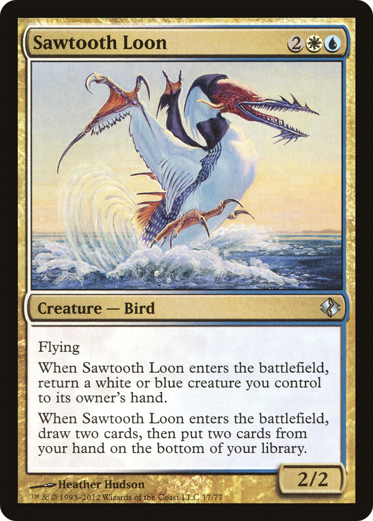 Sawtooth Loon (DDI-017) - Duel Decks: Venser vs. Koth