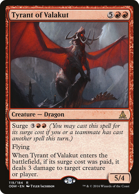 Tyrant of Valakut (OGW-119) - Oath of the Gatewatch