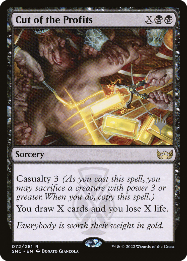 Cut of the Profits (PSNC-72P) - Streets of New Capenna Promos