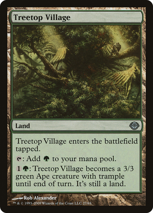 Treetop Village (DDD-027) - Duel Decks: Garruk vs. Liliana