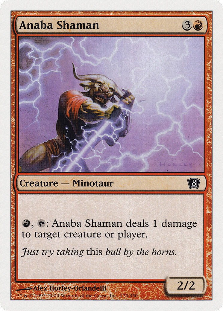 Anaba Shaman (8ED-175) - Eighth Edition