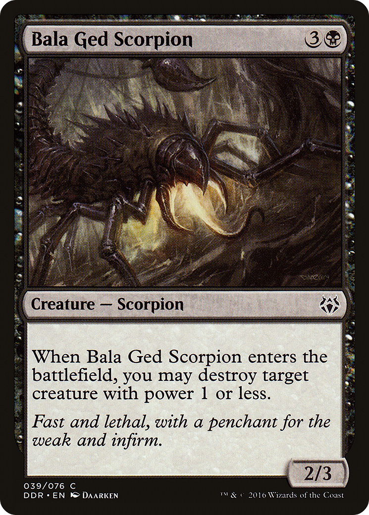 Bala Ged Scorpion (DDR-039) - Duel Decks: Nissa vs. Ob Nixilis
