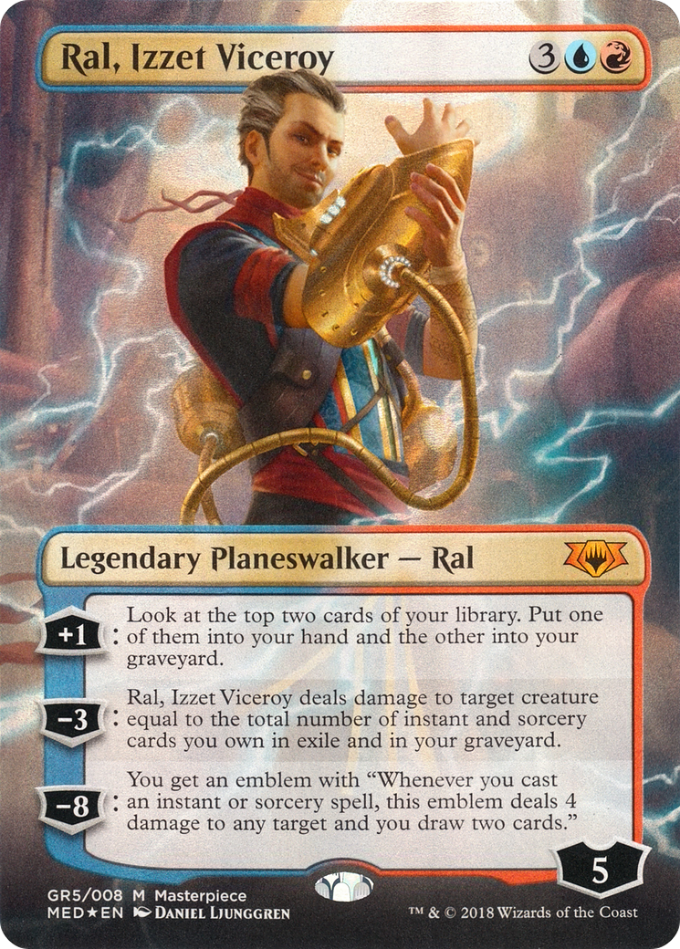 Ral, Izzet Viceroy (MED-GR5) - Mythic Edition (Borderless) Foil