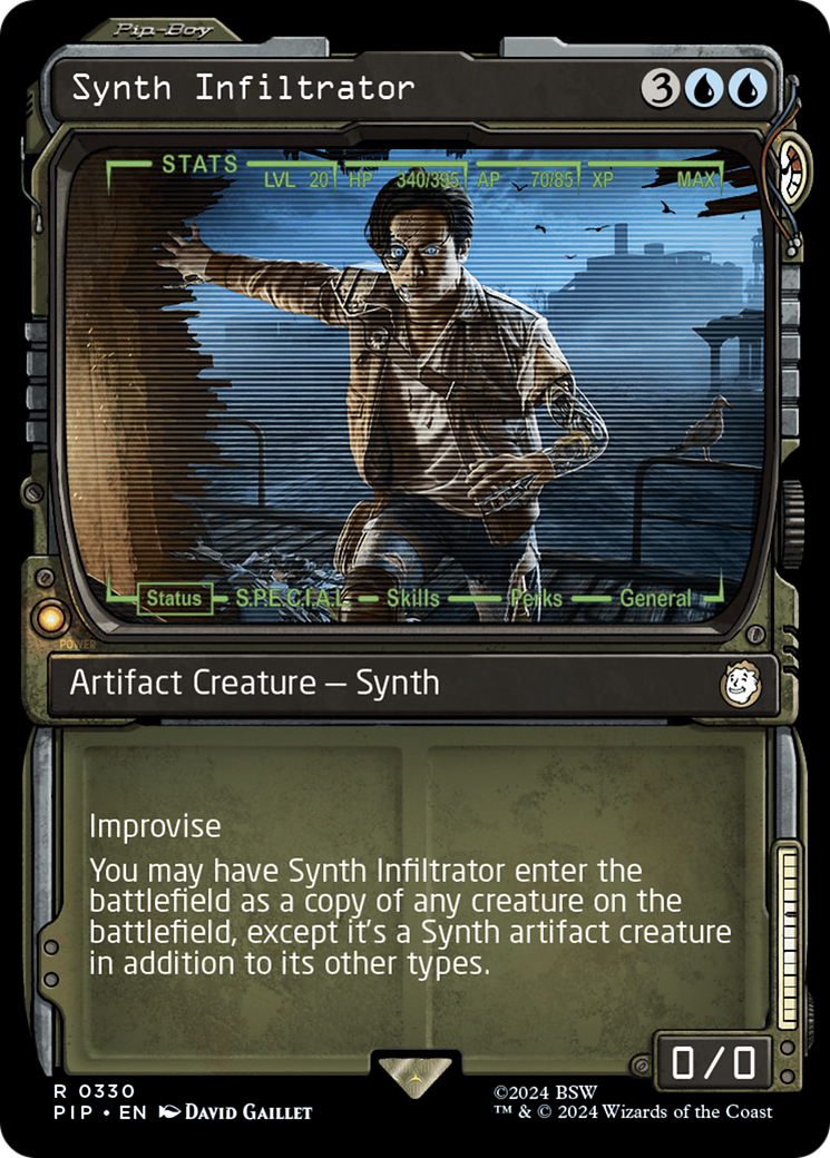 Synth Infiltrator (PIP-330) - Fallout: (Showcase) Foil