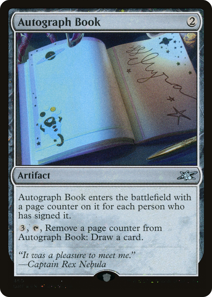 Autograph Book (UNF-469) - Unfinity Foil