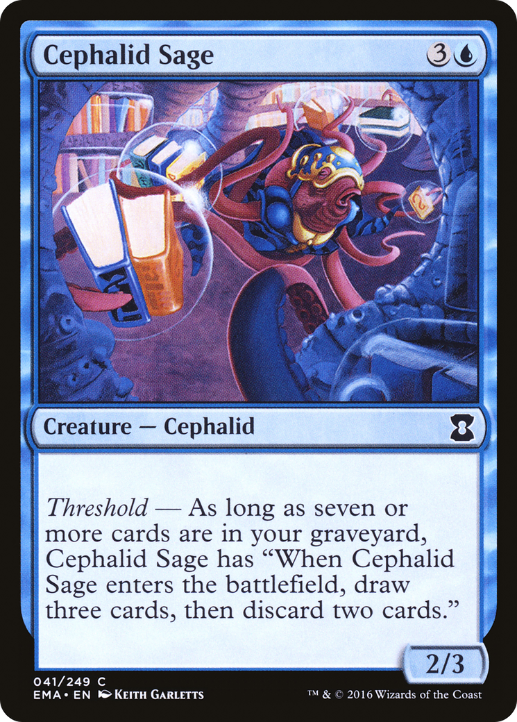 Cephalid Sage (EMA-041) - Eternal Masters Foil