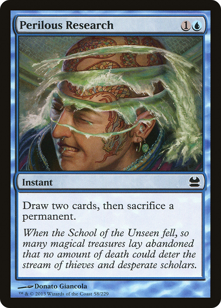 Perilous Research (MMA-058) - Modern Masters Foil