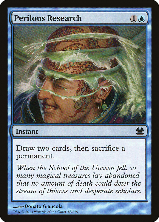 Perilous Research (MMA-058) - Modern Masters Foil