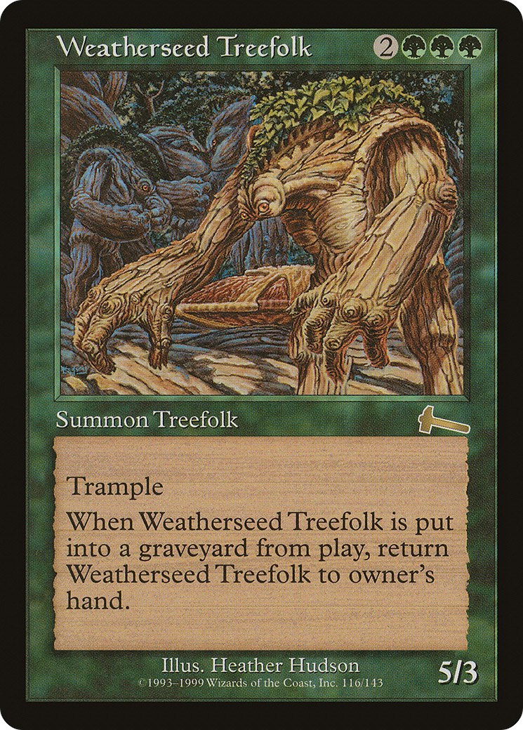 Weatherseed Treefolk (ULG-116) - Urza's Legacy Foil