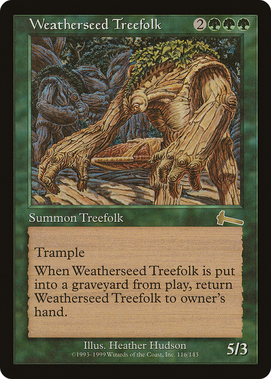 Weatherseed Treefolk (ULG-116) - Urza's Legacy Foil