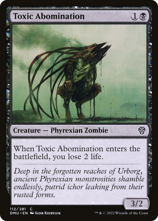 Toxic Abomination (DMU-112) - Dominaria United