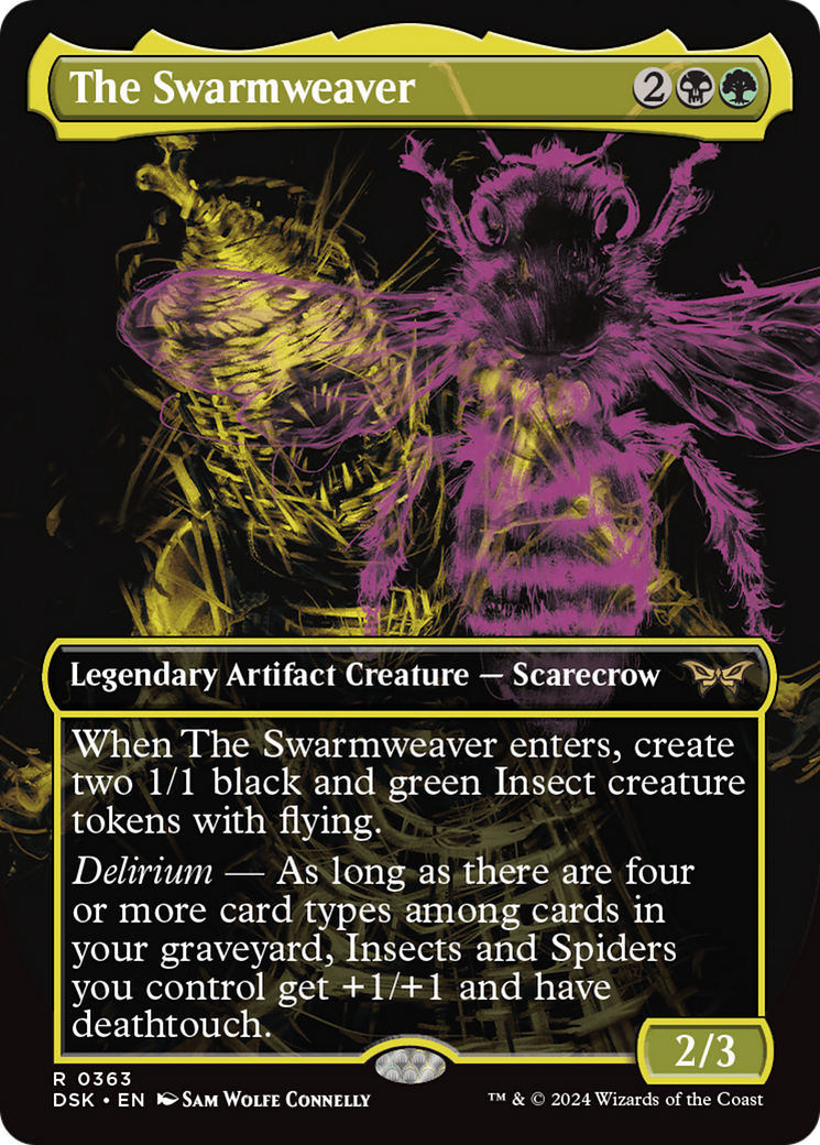 The Swarmweaver (DSK-363) - Duskmourn: House of Horror (Borderless) Foil