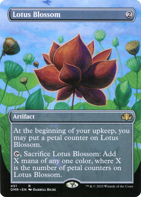 Lotus Blossom (Borderless) (DMR-451) - Dominaria Remastered (Borderless)