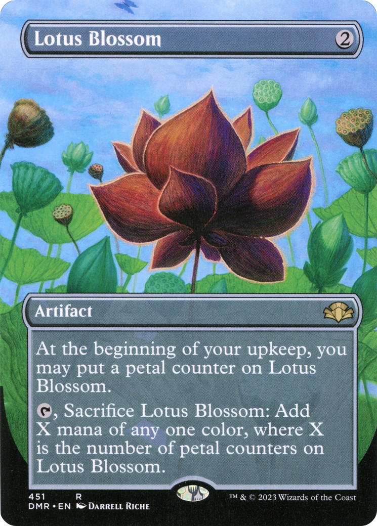 Lotus Blossom (DMR-451) - Dominaria Remastered (Borderless) Foil