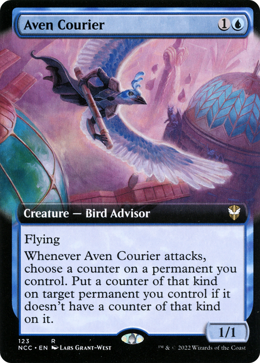 Aven Courier (NCC-123) - New Capenna Commander: (Extended Art)