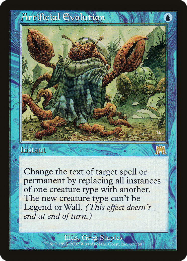 Artificial Evolution (ONS-067) - Onslaught Foil