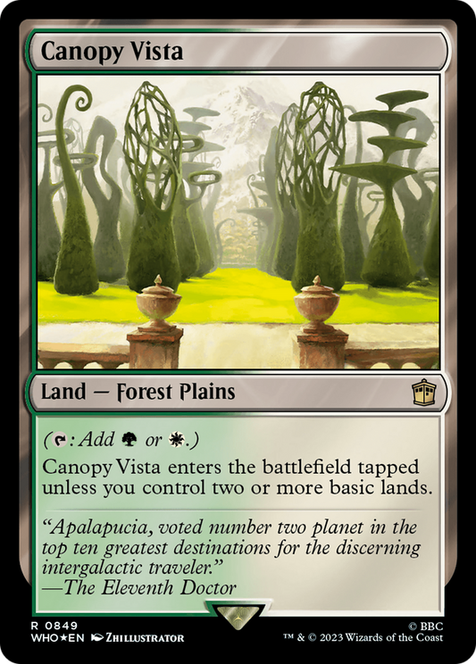 Canopy Vista (WHO-849) - Doctor Who Foil