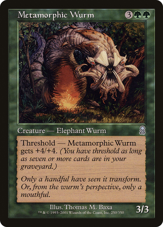 Metamorphic Wurm (ODY-250) - Odyssey Foil