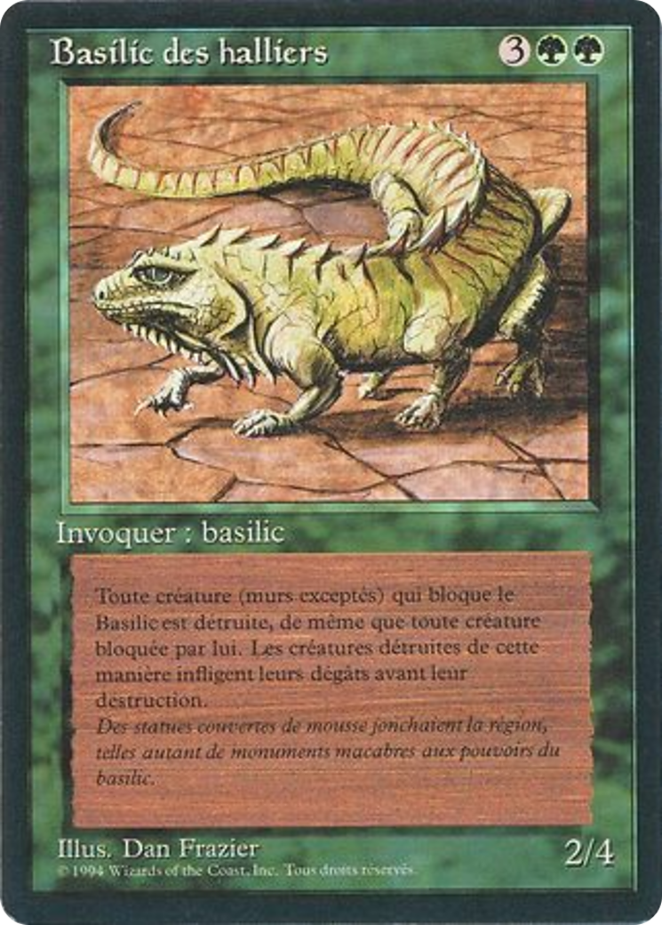 Thicket Basilisk (FBB-218) - Foreign Black Border