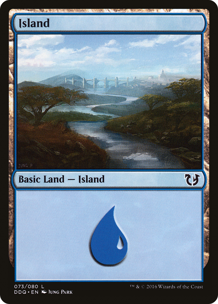 Island (DDQ-073) - Duel Decks: Blessed vs. Cursed