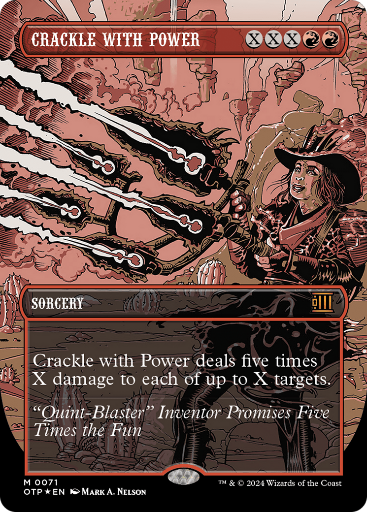 Crackle with Power (OTP-071) - Breaking News: (Extended Art) (Borderless) Foil