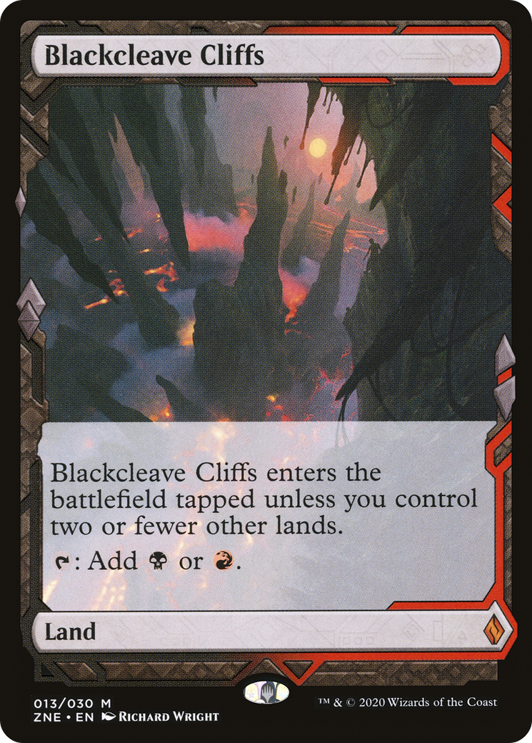 Blackcleave Cliffs (ZNE-013) - Zendikar Rising Expeditions Foil