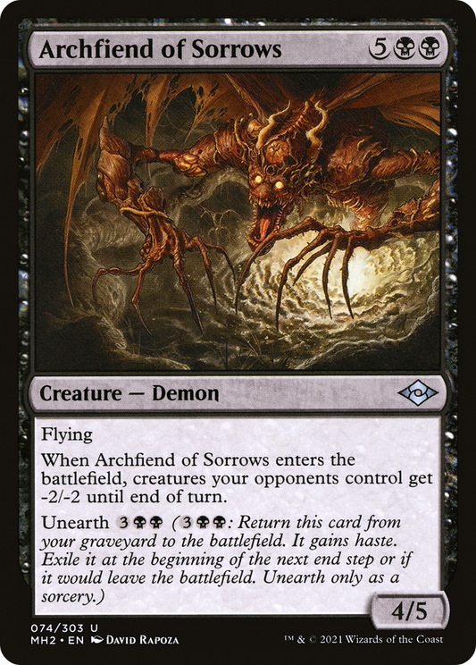 Archfiend of Sorrows (MH2-074) - Modern Horizons 2