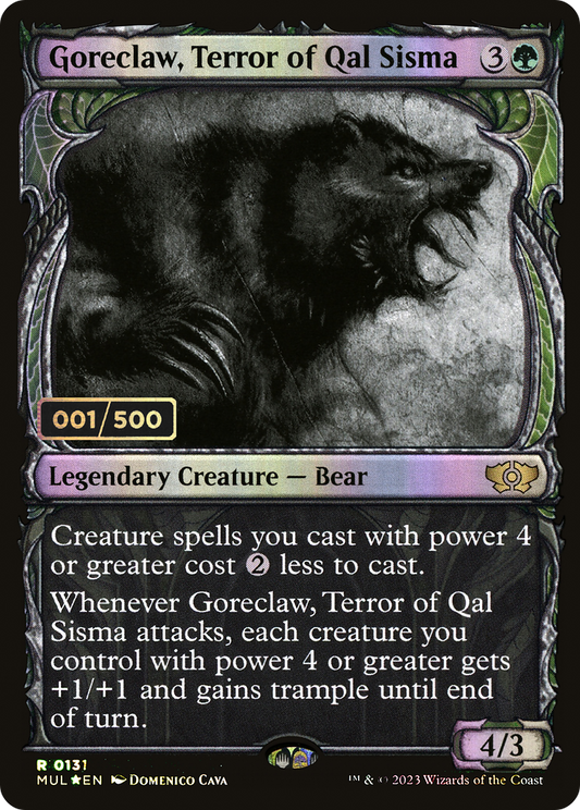 Goreclaw, Terror of Qal Sisma (MUL-157Z) - Multiverse Legends: (Showcase) Foil