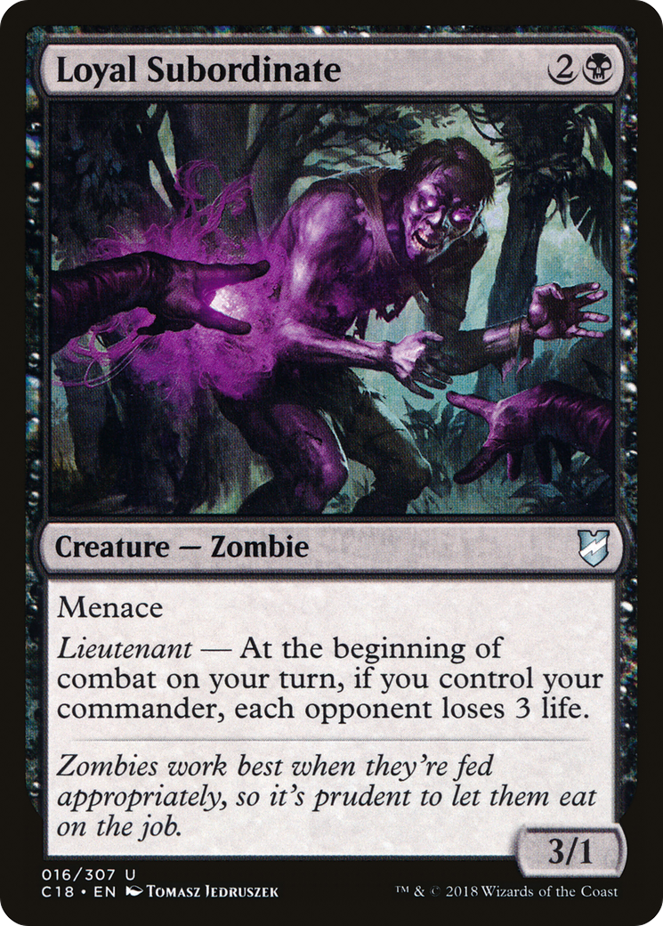 Loyal Subordinate (C18-016) - Commander 2018