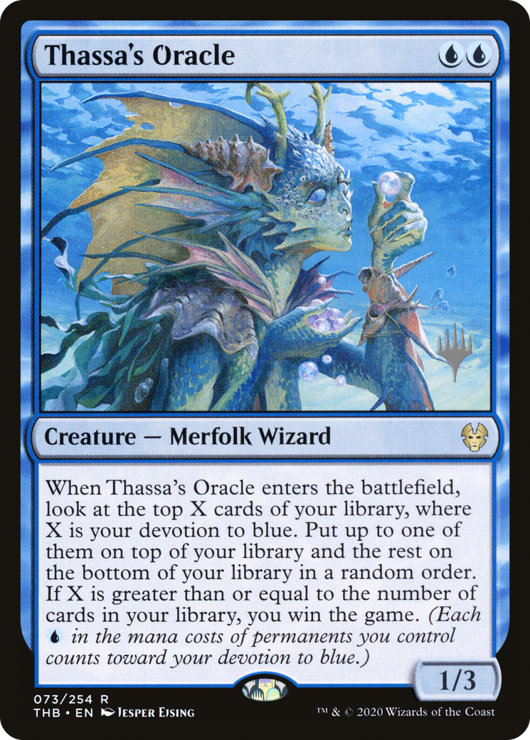 Thassa's Oracle (PPTHB-73P) - Theros Beyond Death Promos (Promo Pack) Foil