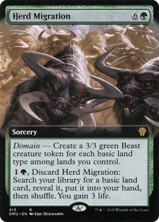 Herd Migration (DMU-413) - Dominaria United: (Extended Art) Foil