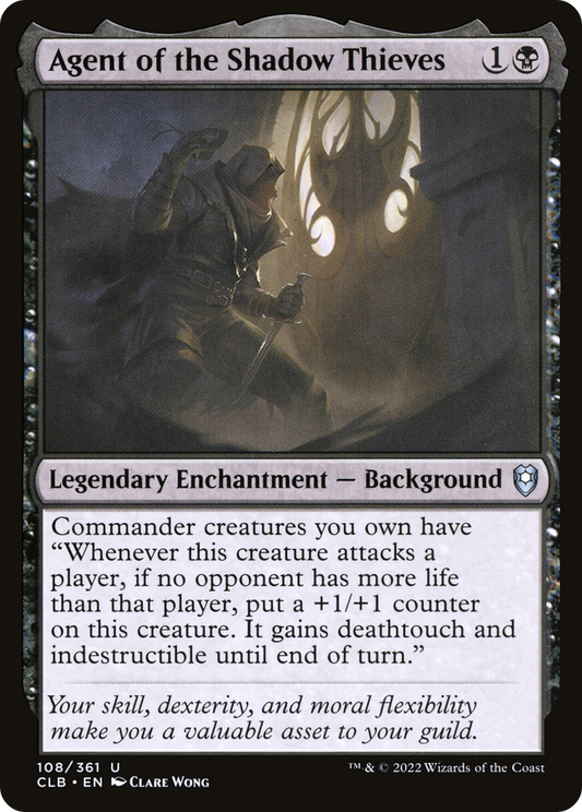 Agent of the Shadow Thieves (CLB-108) - Commander Legends: Battle for Baldur's Gate Foil