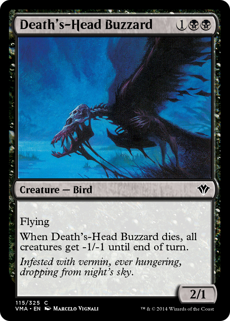 Death's-Head Buzzard (VMA-115) - Vintage Masters Foil