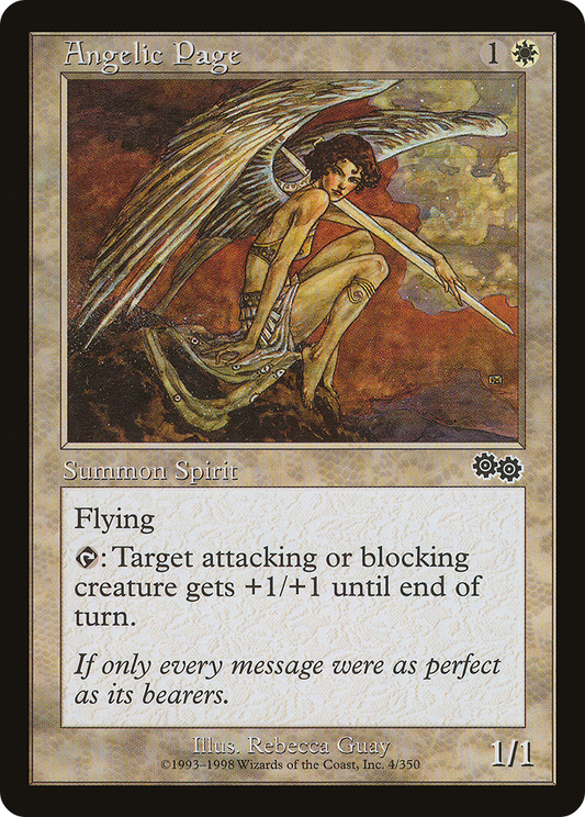 Angelic Page (USG-004) - Urza's Saga