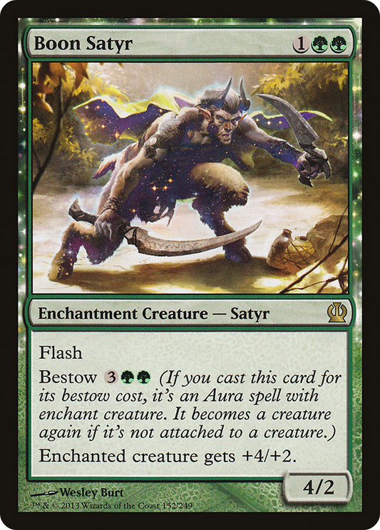 Boon Satyr (THS-152) - Theros: (nyxtouched) Foil