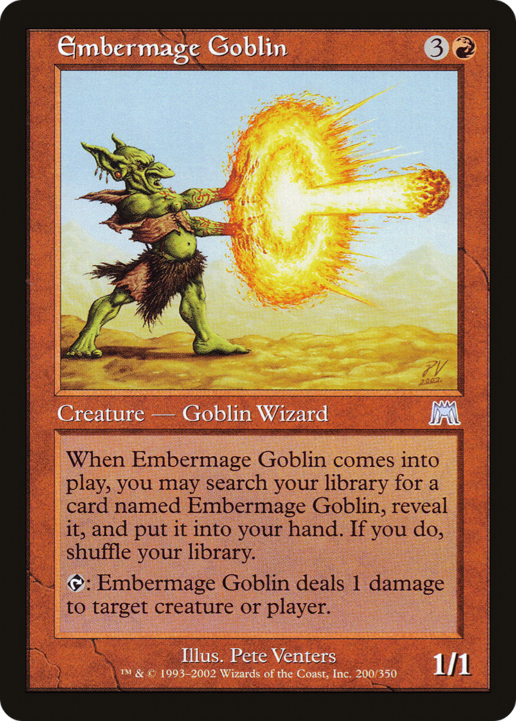 Embermage Goblin (ONS-200) - Onslaught