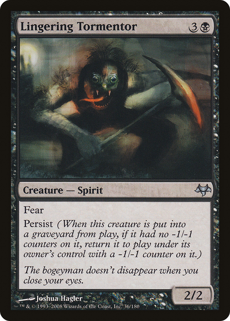 Lingering Tormentor (EVE-036) - Eventide Foil