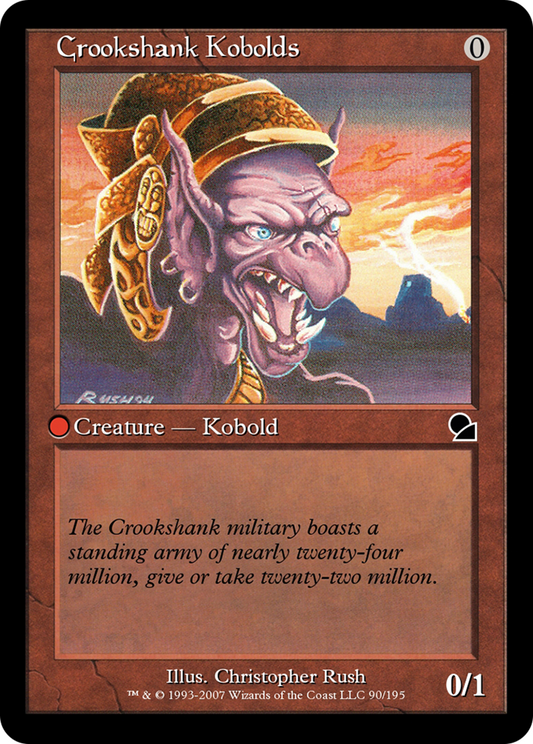 Crookshank Kobolds (ME1-090) - Masters Edition Foil