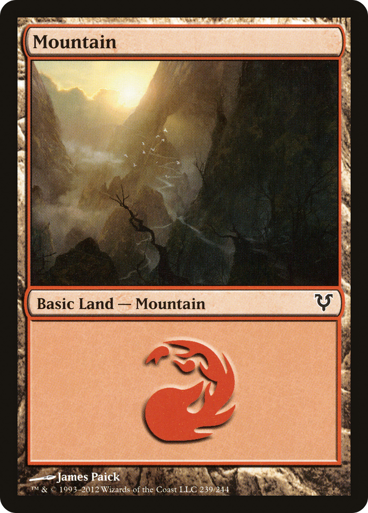 Mountain (AVR-239) - Avacyn Restored Foil