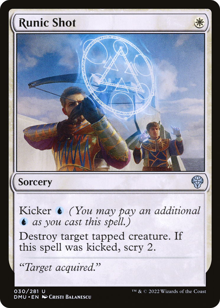 Runic Shot (DMU-030) - Dominaria United