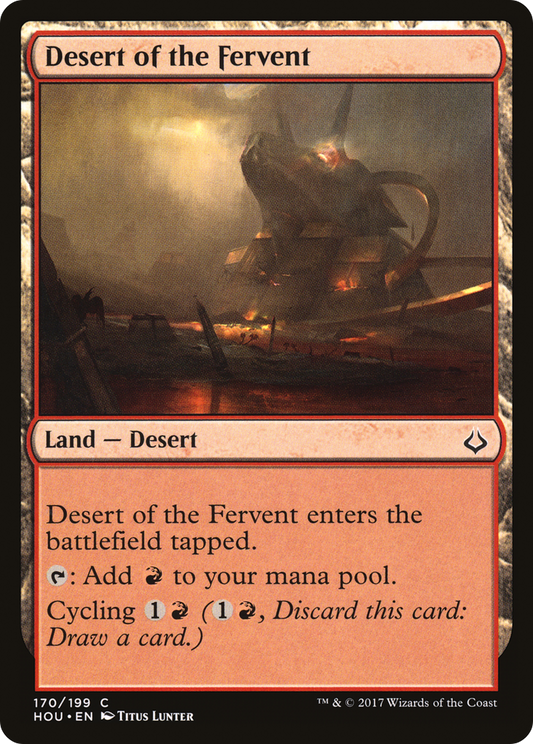 Desert of the Fervent (HOU-170) - Hour of Devastation Foil