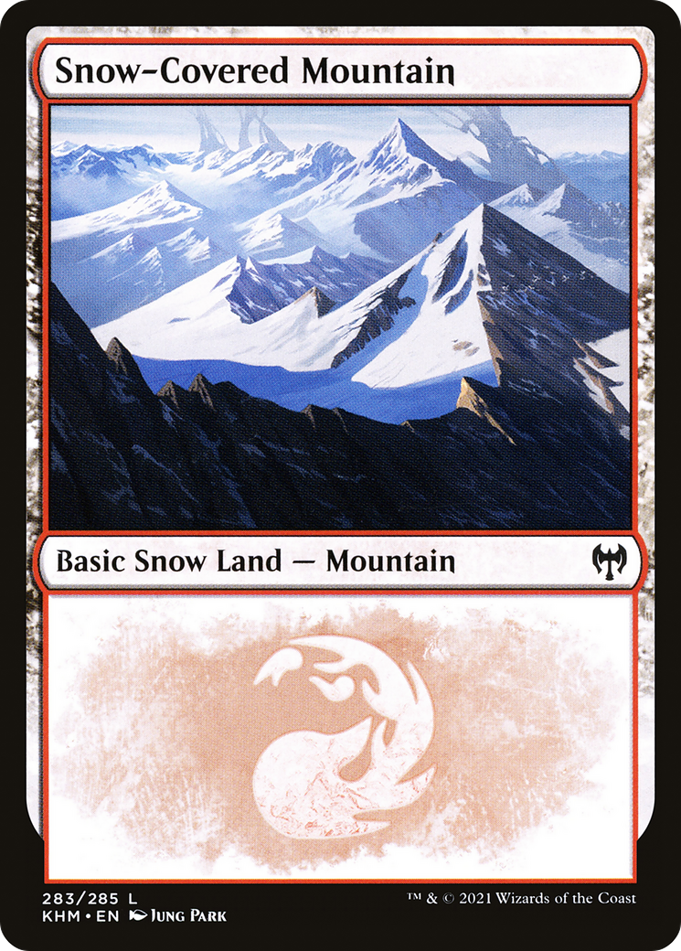 Snow-Covered Mountain (KHM-283) - Kaldheim: (snow)