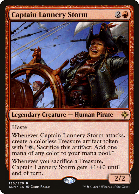 Captain Lannery Storm (PPM20-136) - Ixalan Promos (Promo Pack)