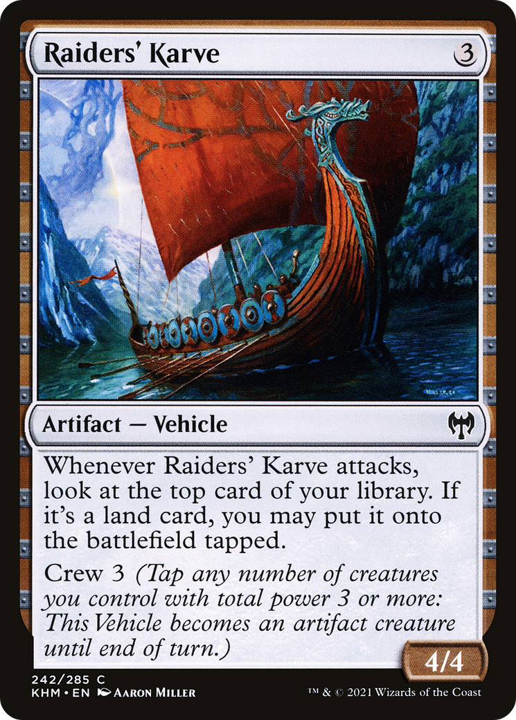 Raiders' Karve (KHM-242) - Kaldheim Foil