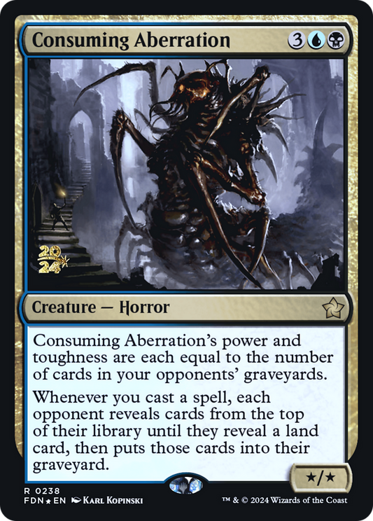Consuming Aberration (PRE-238) - Foundations Promos (Prerelease) Foil