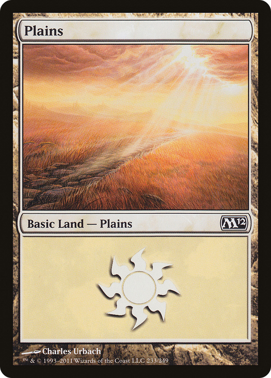 Plains (M12-233) - Magic 2012 Foil