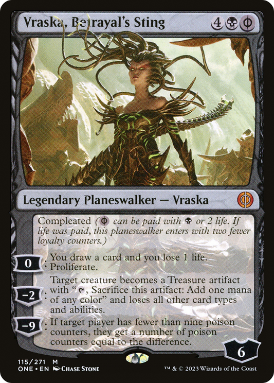 Vraska, Betrayal's Sting (ONE-115) - Phyrexia: All Will Be One