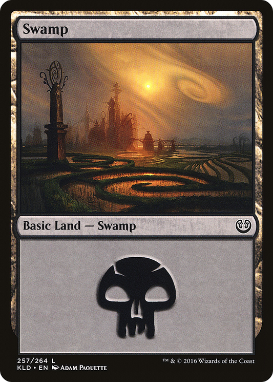 Swamp (KLD-257) - Kaladesh Foil