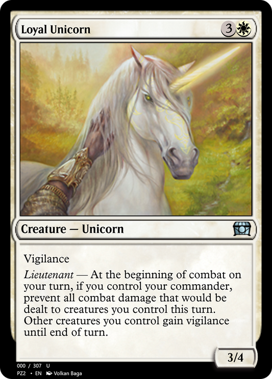 Loyal Unicorn (PZ2-70729) - Treasure Chest